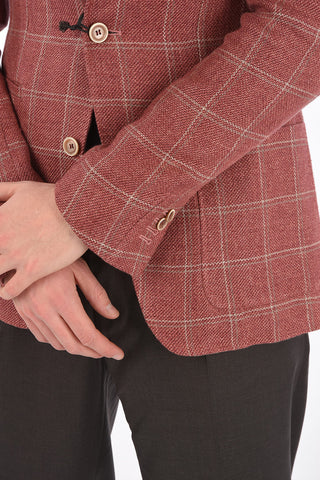 ID Unlined Windowpane Check Blazer