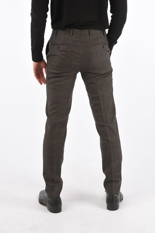 Pantaloni ACADEMY District Check con Passanti