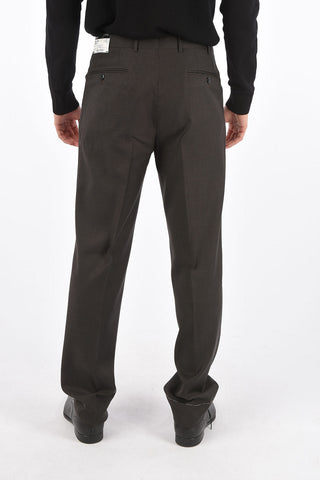 Single-pleated MANTUA Virgin Wool Pants