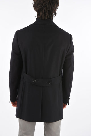 Wool and Cashmere Double Breasted Coat