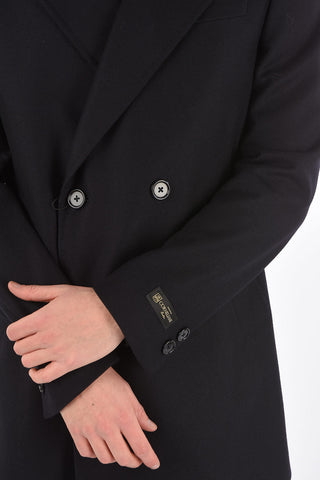 Wool and Cashmere Double Breasted Coat