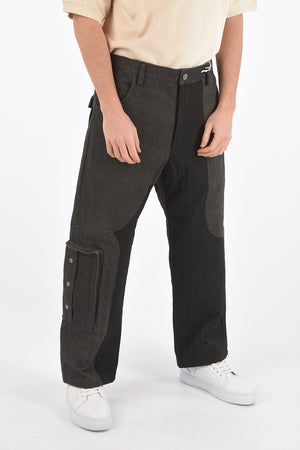 ACW RED TAG Cargo Denims with Quilted Details
