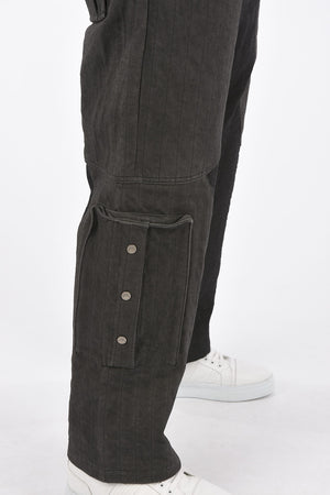 ACW RED TAG Cargo Denims with Quilted Details
