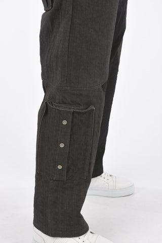 ACW RED TAG Jeans Cargo con Dettagli Trapuntati