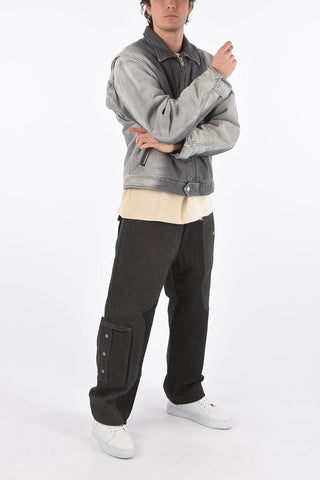 RED TAG Front Zipped Padded Denim Jacket