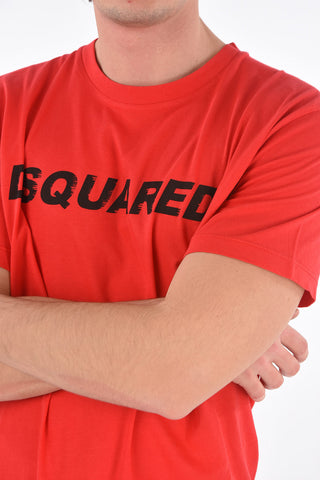 Printed Logo COOL FIT Crew Neck T-Shirt