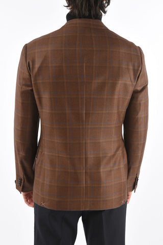 Blazer GATE District Check con Tasche ad Aletta