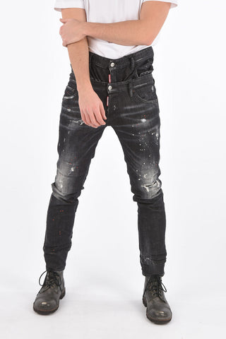 16cm Dark Wash twin pack straight leg sharpei jeans