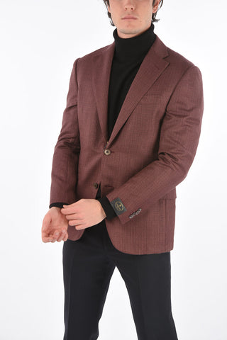 Hopsack LEADER SOFT Blazer with Flap Pockets
