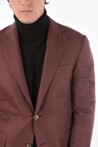 Hopsack LEADER SOFT Blazer with Flap Pockets