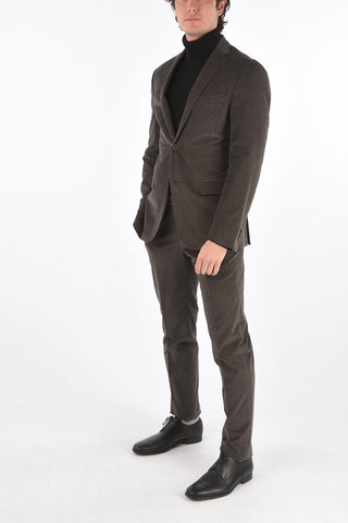 2-Piece GATE Houndstooth Velvet Suit