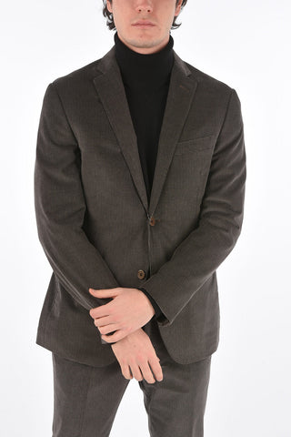 2-Piece GATE Houndstooth Velvet Suit