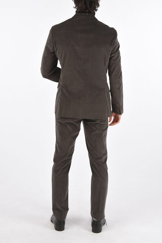 2-Piece GATE Houndstooth Velvet Suit
