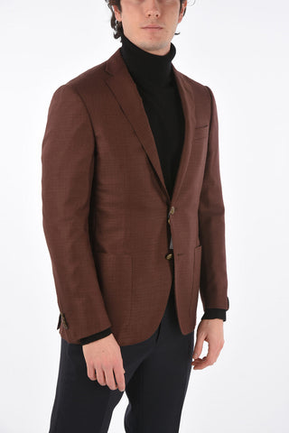 Blazer Hopsack ACADEMY SOFT in Misto Cashmere