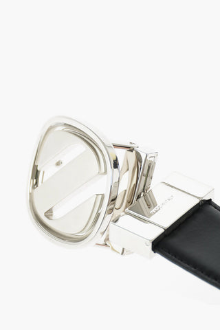 EZ LUXURY Cintura in Pelle Reversibile 40mm