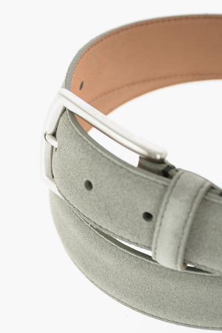 ZZEGNA LUXURY 30mm suede leather belt