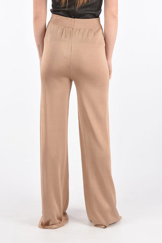Jersey Flared Joggers with Elastic Waistband