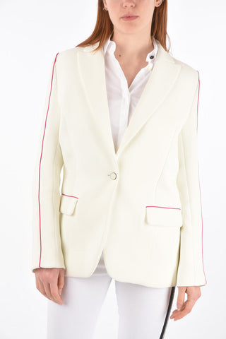 1-Button TOMBOY Blazer with Flap Pockets