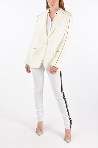 1-Button TOMBOY Blazer with Flap Pockets
