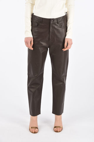 5 Pocket Leather Pants