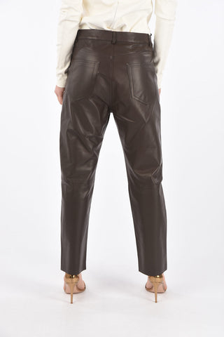 5 Pocket Leather Pants