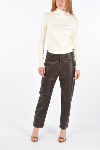 5 Pocket Leather Pants