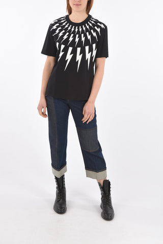 Cotton FAIR ISLE THUNDERBOLT T-Shirt
