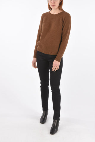 Crew Neck Cashmere Blend SATRAPO Sweater