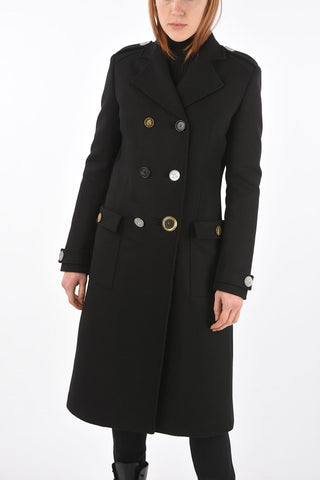 Cashmere and Virgin Wool Double Breasted Coat