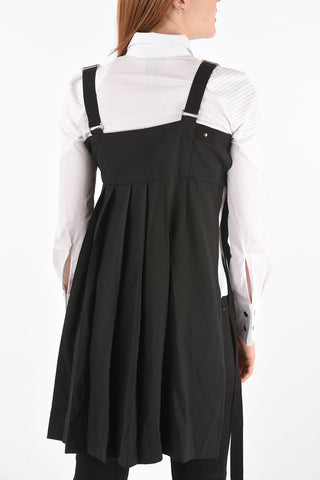 BLACK GOLD Pinny Dress DAIFAR with Pleated Detail