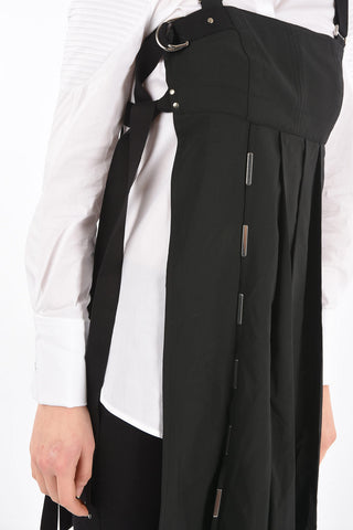 BLACK GOLD Pinny Dress DAIFAR with Pleated Detail