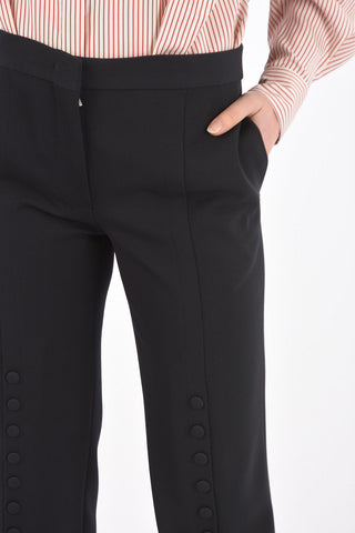 Pantaloni Palazzo LUNA con Spacchi Frontali