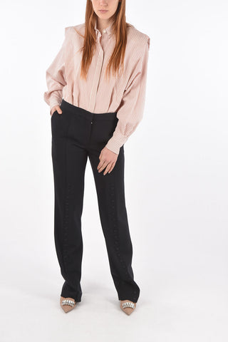 Pantaloni Palazzo LUNA con Spacchi Frontali