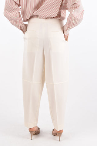 Virgin Wool LEON Single Pleat Pants