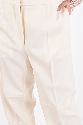 Virgin Wool LEON Single Pleat Pants