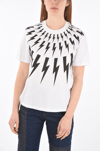 T-Shirt FAIR ISLE THUNDERBOLT in Cotone