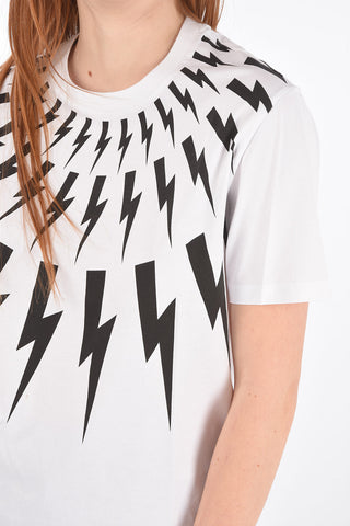 T-Shirt FAIR ISLE THUNDERBOLT in Cotone