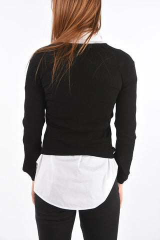 V Neck Virgin Wool ISEO Cardigan