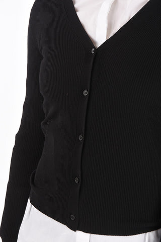 V Neck Virgin Wool ISEO Cardigan