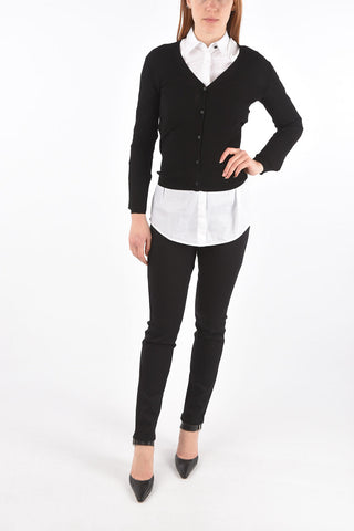 V Neck Virgin Wool ISEO Cardigan