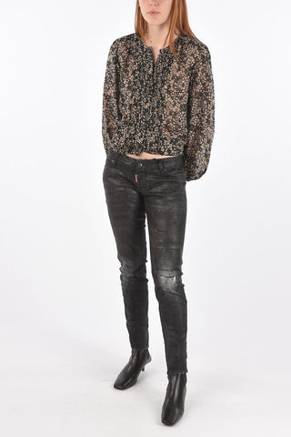 Jeans Slim Fit JENNIFER in Cotone Spalmato