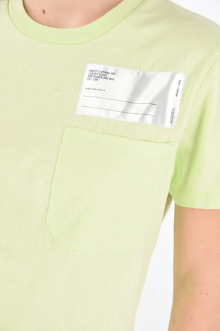 crew-neck HEAVY t-shirt with breast pocket