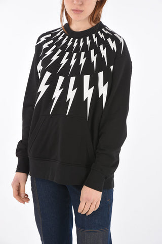 Maxi Pocket FAIR ISLE THUNDERBOLT Sweatshirt