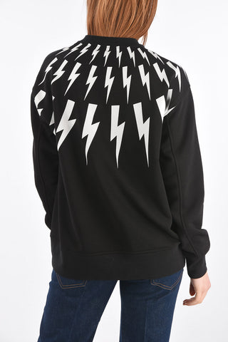 Maxi Pocket FAIR ISLE THUNDERBOLT Sweatshirt
