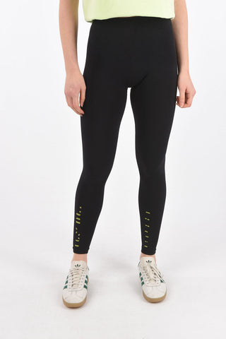 Athleisure Leggings with Fluo Details