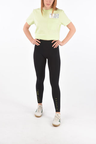 Athleisure Leggings with Fluo Details