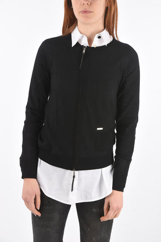 Full Zip Sweater with Pocket