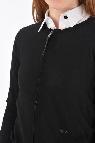 Full Zip Sweater with Pocket