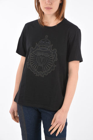 Crew Neck COAT OF ARMS Cotton T-Shirt