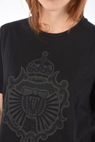 Crew Neck COAT OF ARMS Cotton T-Shirt